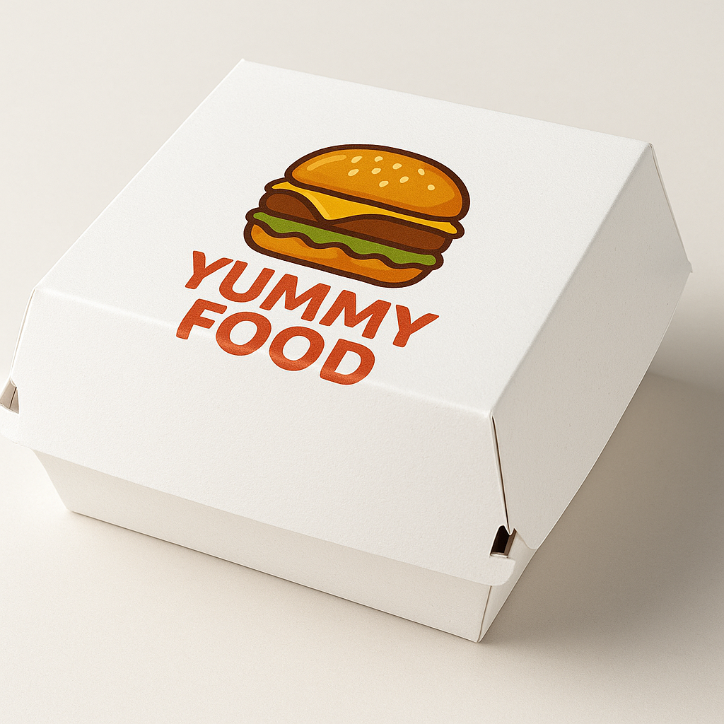 Foto Pengaplikasian Logo "Yummy Food" pada kemasan